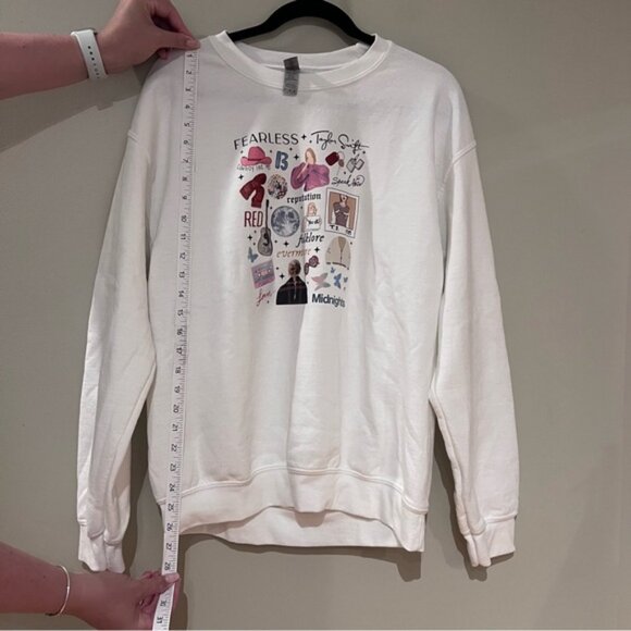 Taylor Swift Eras White Crewneck Sweatshirt - Picture 5 of 5
